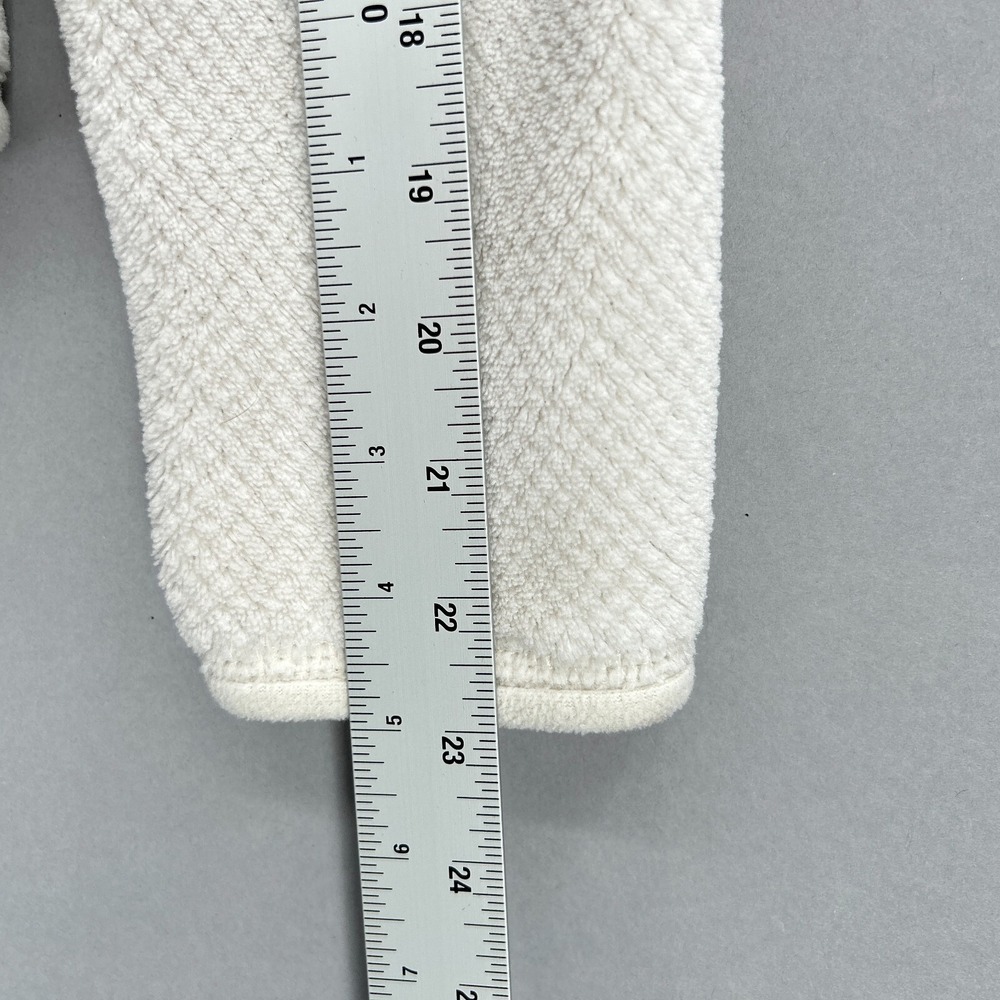 Patagonia Pullover Retool Snap-T Womens Small Polartec Pocket White Raw Linen - Picture 14 of 16